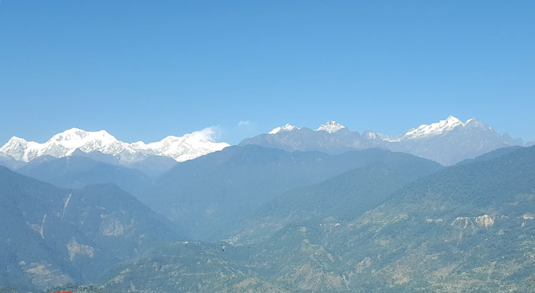 kanchenjunga view from pelling residency